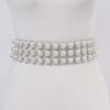 Clear PVC Pearl Belt – Transparent Statement Belt