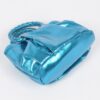 Metallic Top-Handle Crossbody Bag – Structured Shine