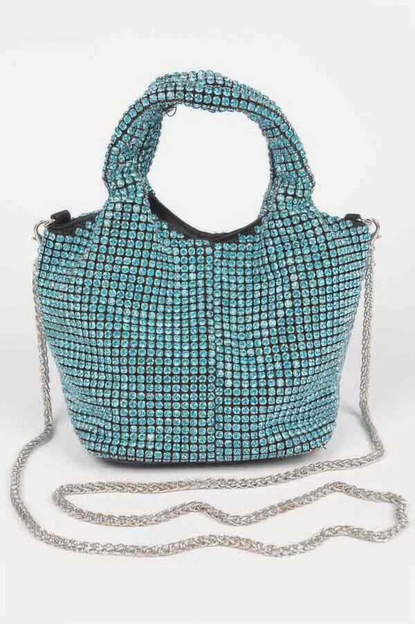 Oversized Rhinestone Clutch – All-Over Rhinestones