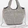Oversized Rhinestone Clutch – All-Over Rhinestones