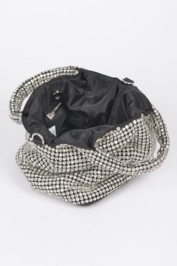 Oversized Rhinestone Clutch – All-Over Rhinestones