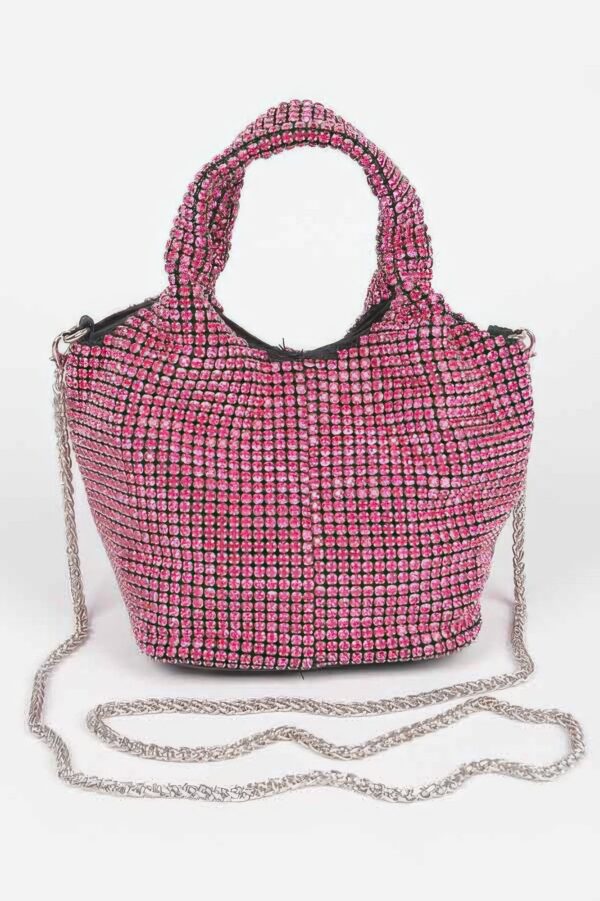 Oversized Rhinestone Clutch – All-Over Rhinestones