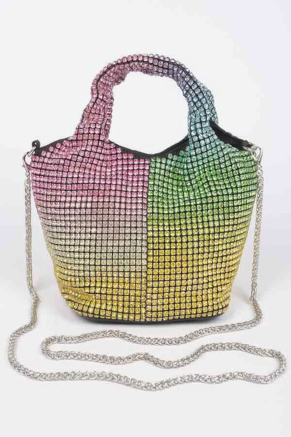 Oversized Rhinestone Clutch – All-Over Rhinestones