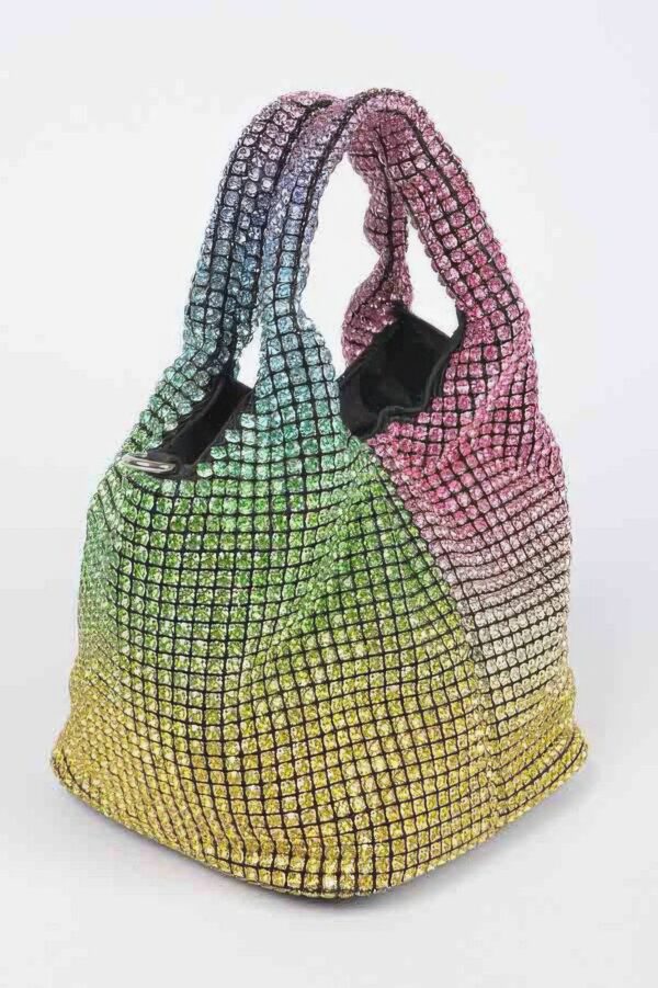 Oversized Rhinestone Clutch – All-Over Rhinestones