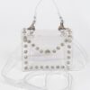 Clear PVC Rhinestone-Stud Mini Bag