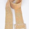 Plus Size Wide Belt with Oversized Metal Buckle