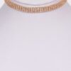 Circle Rhinestone Slim Party Choker Necklace