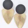 Geometric Metal Drop Earrings – Angular Minimalist