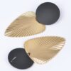 Geometric Metal Drop Earrings – Angular Minimalist