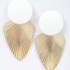 Geometric Metal Drop Earrings – Angular Minimalist