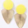 Geometric Metal Drop Earrings – Angular Minimalist