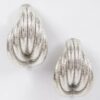 Polished Metal Stud Earrings – Minimal Round