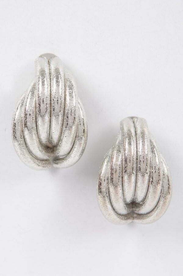 Polished Metal Stud Earrings – Minimal Round