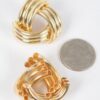 High-Shine Metal Stud Earrings – Minimalist Posts