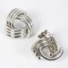 High-Shine Metal Stud Earrings – Minimalist Posts