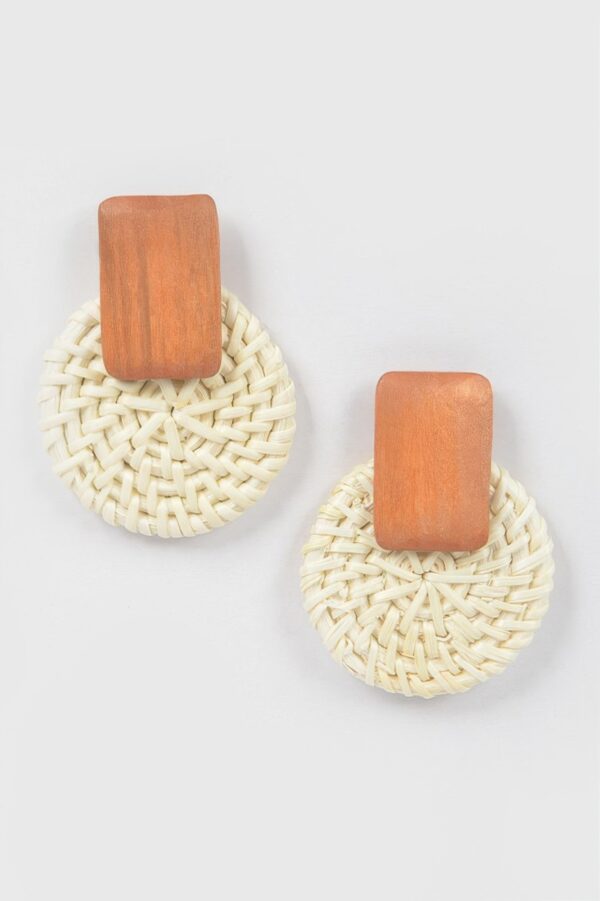 Bamboo-Texture Hoop Earrings – Sculptural Metal Hoops