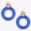 Cascading Multicolor Thread Earrings – Boho Hook