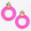 Cascading Multicolor Thread Earrings – Boho Hook