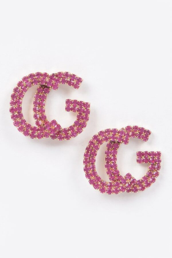 Rhinestone Button Stud Earrings – Petite Sparkle