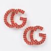Rhinestone Button Stud Earrings – Petite Sparkle