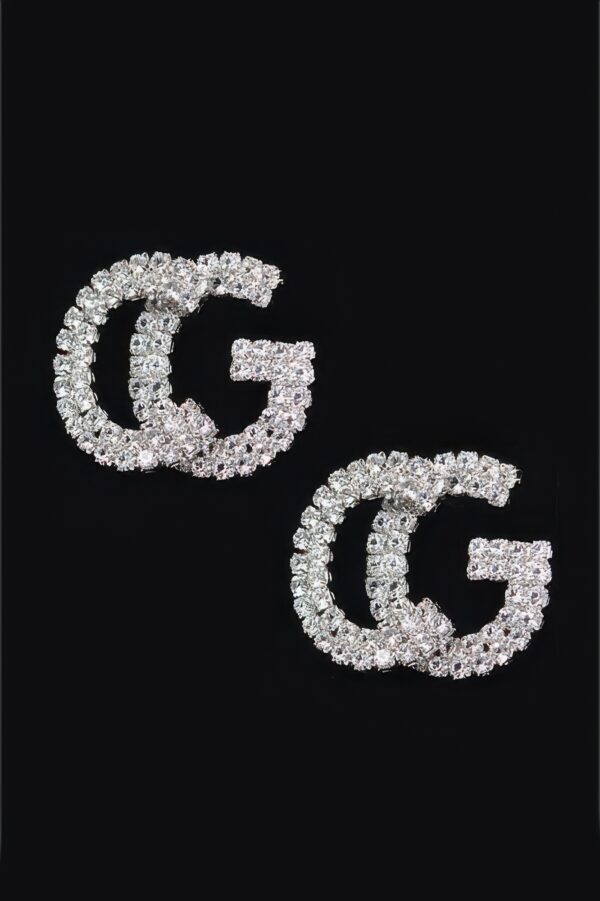 Rhinestone Button Stud Earrings – Petite Sparkle