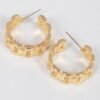 Chain Hoop Earrings – Petite Chain-Link Hoops (0.75 in)