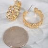 Chain Hoop Earrings – Petite Chain-Link Hoops (0.75 in)