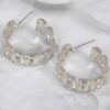 Chain Hoop Earrings – Petite Chain-Link Hoops (0.75 in)
