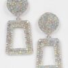 Glitter Bead Drop Earrings – Lightweight Sparkle