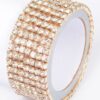 Shiny Rhinestone Bracelet – Polished Metal Sparkle