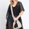 Aztec Bucket Bag with Adjustable Patterned Strap