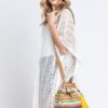 Chevron Stripe Bucket Bag – Vibrant Multi Color