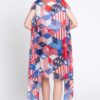 American Flag Multi-Pattern Open-Front Vest