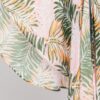 Tropical Leaves Shawl Cover-Up – Lightweight