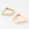 Abstract Linear Earrings – Metallic Geometric