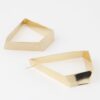 Abstract Linear Earrings – Metallic Geometric