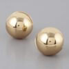 Shell Clasp Earrings – Polished Metallic Shine