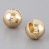 Shell Clasp Earrings – Polished Metallic Shine