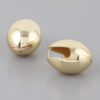 Empty Shell Clasp Earrings – Sculpted Hollow Shell, Polished Metal