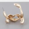 Liquid Wave Hoop Earrings – Sculptural Fluid Hoops