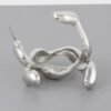 Liquid Wave Hoop Earrings – Sculptural Fluid Hoops