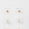 Multi-Jewel Stud Earring Set – Mixed Cut Sparkle