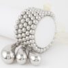Beaded Ribbon Bracelet – Multi-Strand Stretch