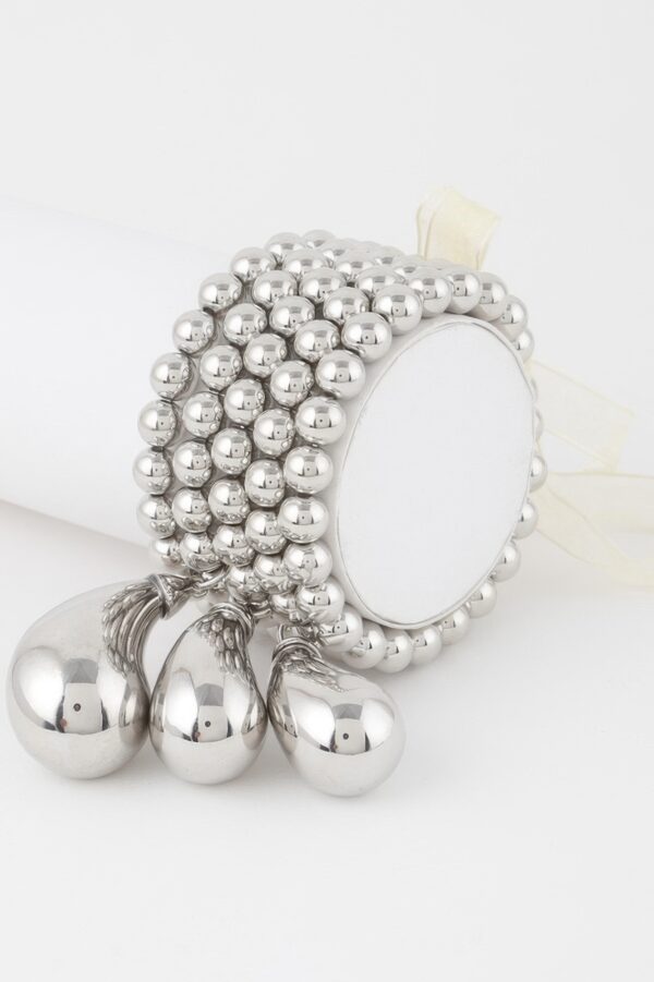 Beaded Ribbon Bracelet – Multi-Strand Stretch