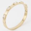 Multi Crystal Clasp Bracelet – Metallic Crystal Accent