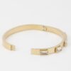Multi Crystal Clasp Bracelet – Metallic Crystal Accent
