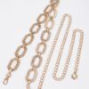 Oval-Link Metal Chain Belt – Plus Size