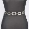 Square-Link Metal Chain Belt – Plus Size
