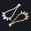 Rhinestone Drop Earrings – Cascading Sparkle