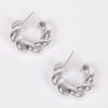 CCB Resin Hoop Earrings – Polished 1.15in Hoops